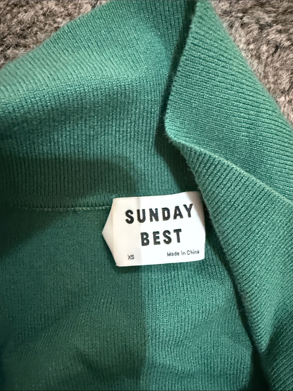 Sunday Best Emerald Green Long Sleeve Button-Down Shirt - Picture 2 of 2